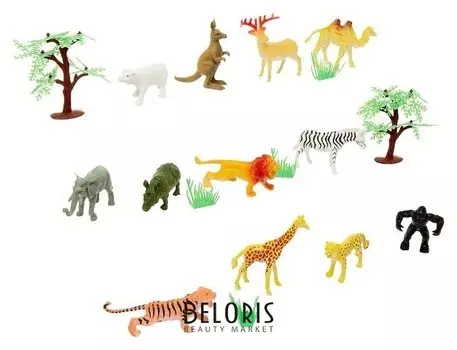 Набор животных с аксессуарами «Дикая природа»