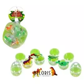 Набор животных в яйцах «Мир дикой природы», микс