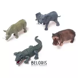 Набор животных «Звери африки», 4 фигурок