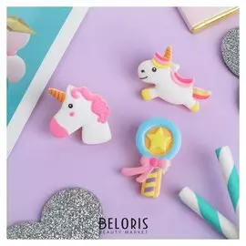 Набор значков "Единороги" сладости