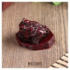 Нэцкэ "Денежная жаба" т. красная