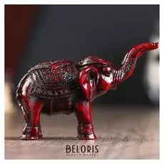 Нэцкэ слон попона мал