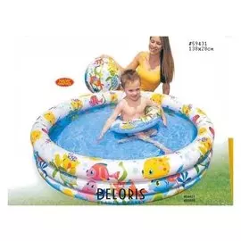 Надувной бассейн Подводный мир