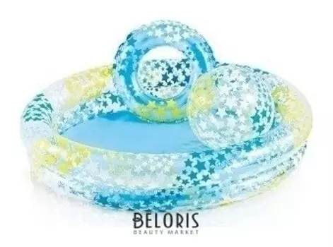 Надувной бассейн Шарики