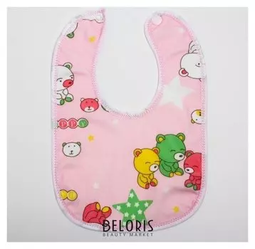 Нагрудник детский непромокаемый «Для малышек», на кнопках