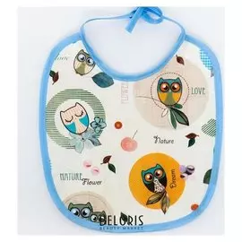 Нагрудник из клеёнки с пвх-покрытием, на завязках