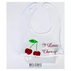 Нагрудник прозрачный с карманом, на клепках