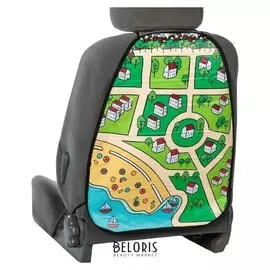 Накидка-незапинайка домики на пляже, пвх, 61 х 46 см