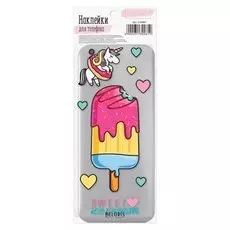 Наклейка для телефона Sweets, 9 х 17 см
