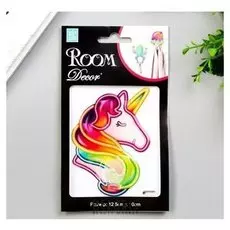Наклейка- крючок Room Decor "Единорог" 10х13 см