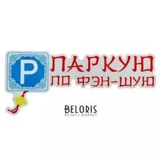 Наклейка на авто светоотражающая «Паркую по фэн-шую»
