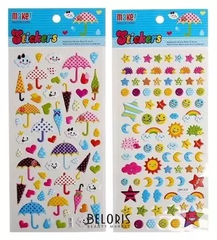 Наклейка объемная "Погода в доме"