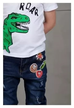 Наклейки 3D на одежду, обувь, сумки «Овощи»