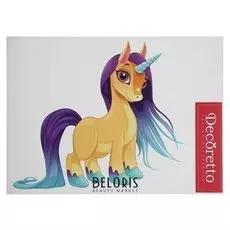 Наклейки Decoretto "Единорожка" 22,5х17 см