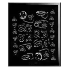 Наклейки "Deluxe silver voile"