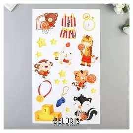 Наклейки Divino "Баскетбол" 30х50 см