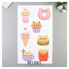 Наклейки Divino "Мордочки котят" 30х50 см