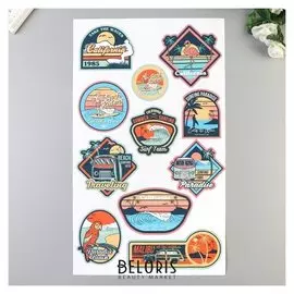 Наклейки Divino "Серфинг" 30х50 см