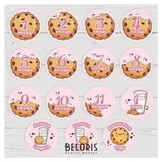 Наклейки для фотографирования "Морской розовый", в пакете