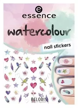 Наклейки для ногтей Watercolour nail stickers №7