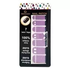 Наклейки для ногтей Gloss - Purple With Dots