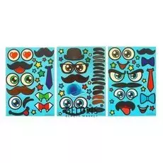 Наклейки для воздушных шаров «Джентльмены», 3 листа 21 х 29,7 см