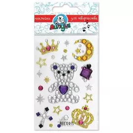 Наклейки Хрустальные мишки с европодвесом