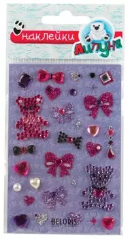 Наклейки Хрустальные мишки с европодвесом