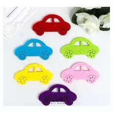 Наклейки из фетра "Машинки" набор 6 шт