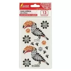 Наклейки из страз Тукан