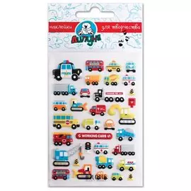 Наклейки липуня "Зефирные машины"