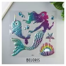 Наклейки Room Decor "Русалка" 25х25 см