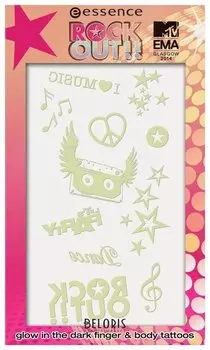 Наклейки-тату на тело Rock Out №01