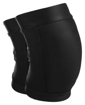 Наколенники для гимнастики и танцев, лайкра (С уплотнённой чашкой), чёрный, размер S, (7-10 лет)