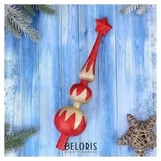 Наконечник "Сияние звезды" 6*29 см, красный