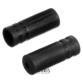 Наконечники оплётки тормоза Artek Yz-16003se, 100 шт., пластик 4 мм, цвет чёрный