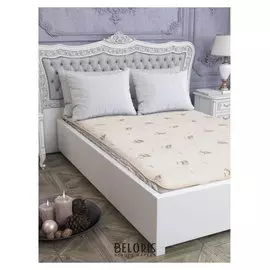 Наматрасник на резинках 120х200 см, полиэфирное волокно 160г/м2, пэ 100%