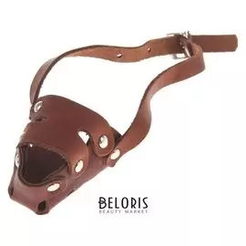 Намордник вырубной (сплошной) №1, длина по носу 6 см, обхват морды 18 см микс цветов