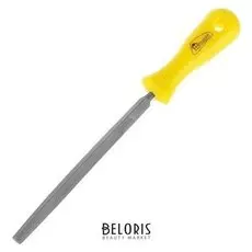 Напильник трехгранный Hobbi, пластмассовая рукоятка, 150мм