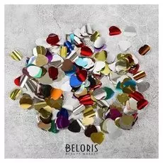 Наполнитель для шара "Конфетти сердце" 1,5 см, фольга, 1000г