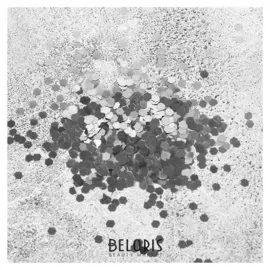 Наполнитель для шара "Конфетти шестиугольник" серебряный 500г