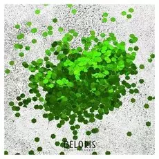 Наполнитель для шара "Конфетти шестиугольник" зеленый 500г