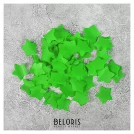 Наполнитель для шара «Конфетти звезды», 2 см, бумага, 500 г, цвет зелёный