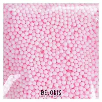 Наполнитель для шаров и слаймов «Пенопласт», 0,5 см, 20 г, цвет розовый