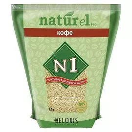 Наполнитель комкующийся "N 1" Naturel кофе 4,5л.
