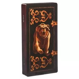 Нарды подарочные "Медведь"