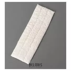 Насадка для швабры на липучке из микрофибры 33 × 10 см, цвет белый