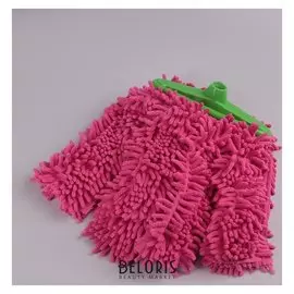 Насадка для швабры, удлиненная ленточная, микрофибра, букли 350 гр