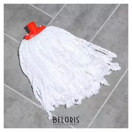 Насадка для швабры веревочная, микрофибра, 100 гр, цвет белый