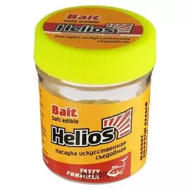 Насадка искусственная съедобная Helios «Опарыш» (Hs-no-m), цвет белый